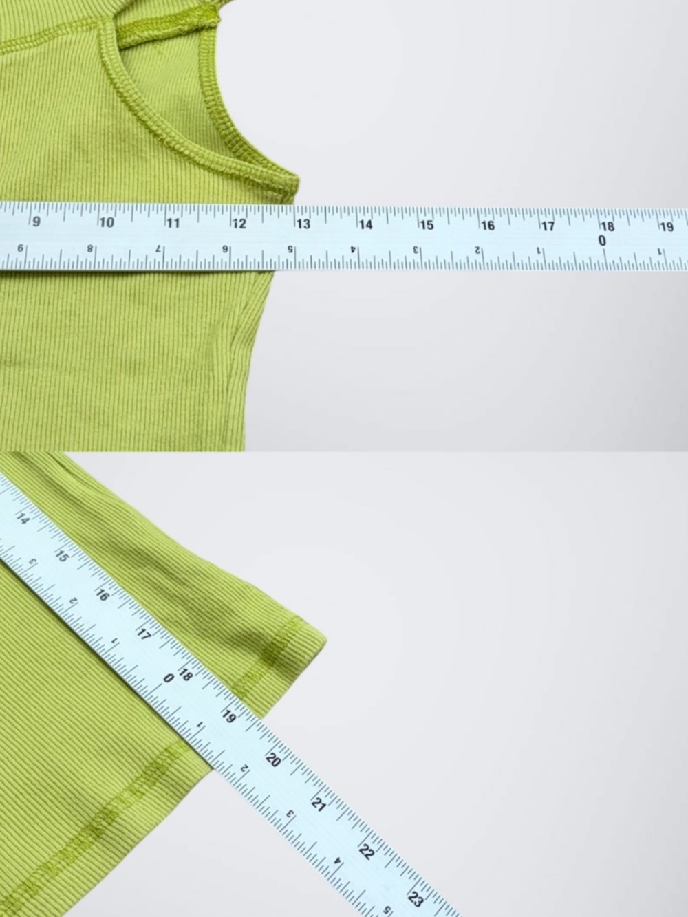VINTAGE Y2K Bebe Sport Lime Green Rhinestone Spellout Boat Neck Top - Picture 7 of 7